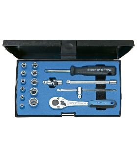 JUEGO DE LLAVES DE VASO 1/4"" 4-13 MM 6162220 GEDORE